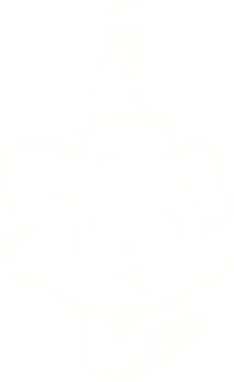 Christmas Dog Chalk Drawing png