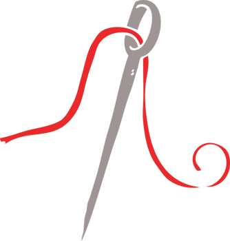cartoon doodle needle and thread png