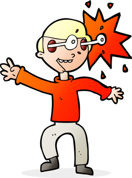 cartoon amazed man png