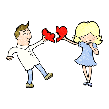 cartoon couple in love png