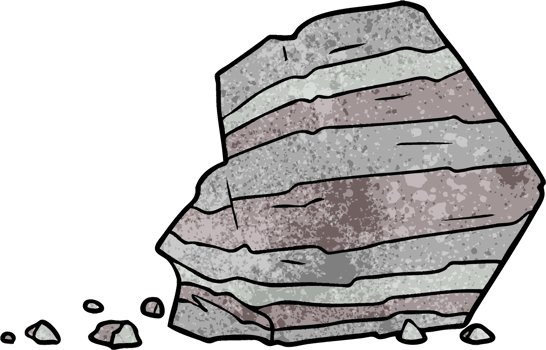 cartoon large rock png