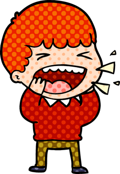 cartoon laughing man png