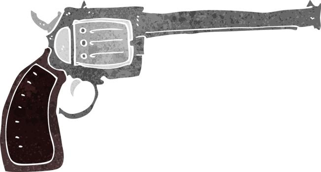 cartoon gun drawing png