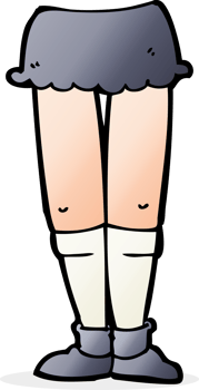 cartoon female legs png