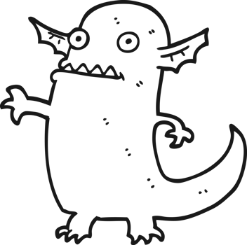 cartoon halloween monster png