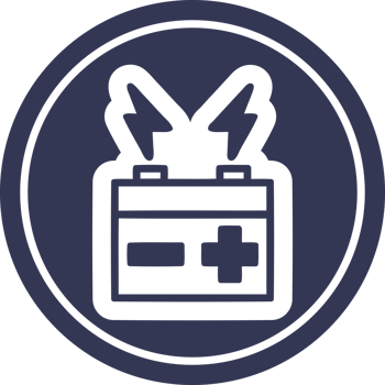 battery circular icon symbol png
