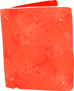 cartoon folded card png