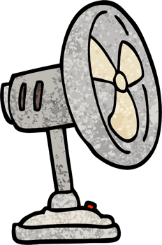 grunge textured illustration cartoon desktop fan png