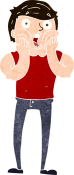 cartoon gasping man png