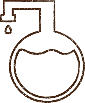 Science Experiment Charcoal Drawing png