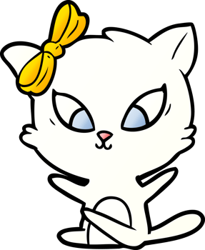 cartoon cat drawing png