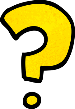 cartoon doodle question mark png
