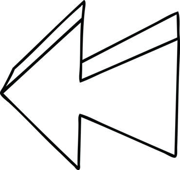 line drawing quirky cartoon arrow png