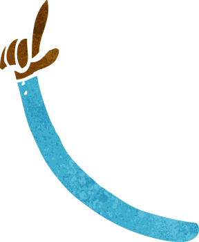 cartoon pointing arm png