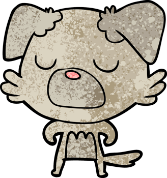 cartoon dog drawing png