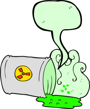 hand drawn speech bubble cartoon nuclear waste png