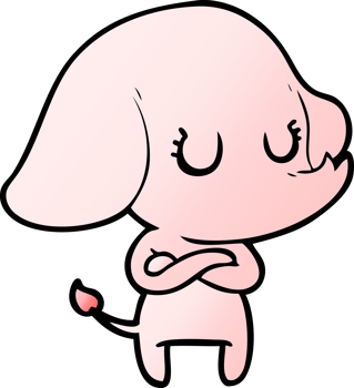 cute cartoon elephant png