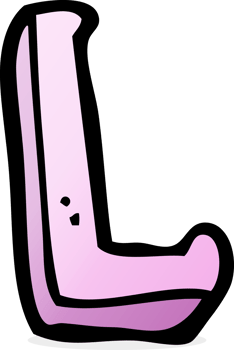 cartoon letter L png