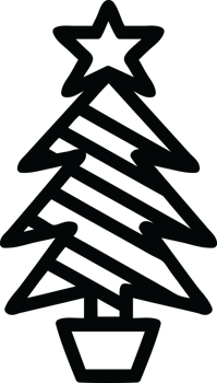 christmas tree icon symbol png