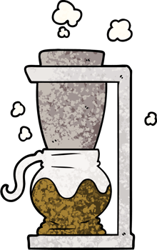 cartoon filter coffee machine png
