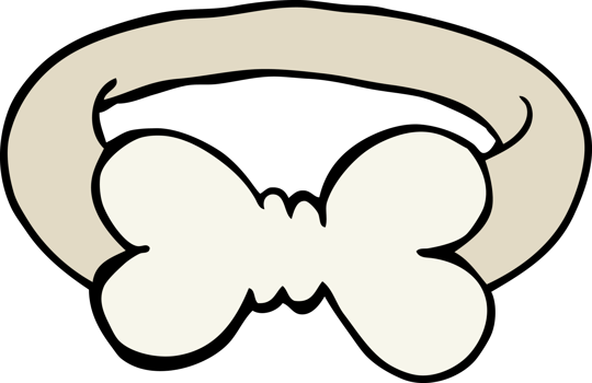 cartoon doodle bow tie png