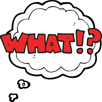 hand drawn thought bubble cartoon shout WHAT png
