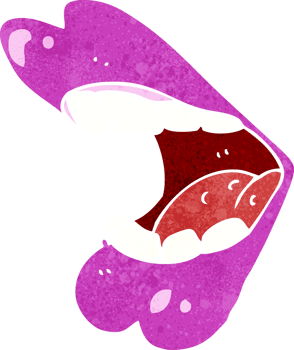 cartoon halloween mouth png