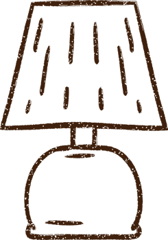 Lamp Charcoal Drawing png
