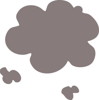 cartoon doodle smoke png