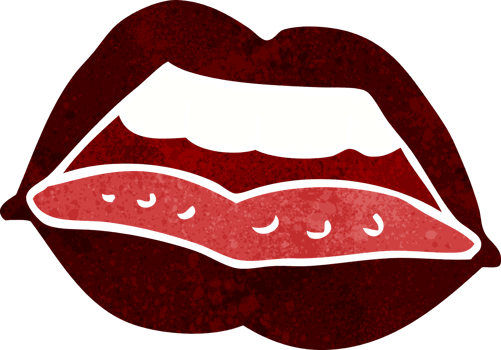 cartoon sexy lips symbol png