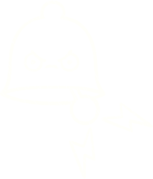 Ringing Alarm Chalk Drawing png