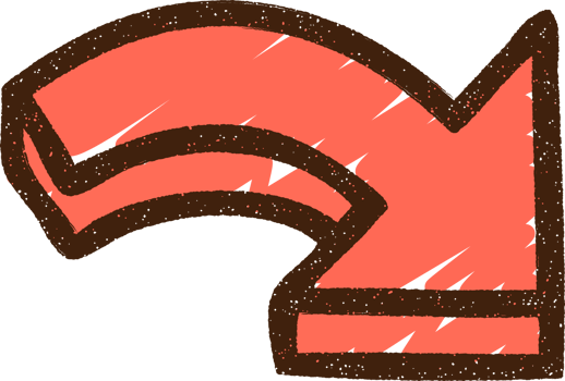 Direction Arrow Chalk Drawing png