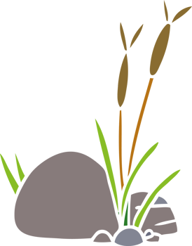 hand drawn cartoon doodle of stone and pebbles png