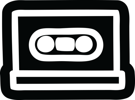 cassette tape icon symbol png