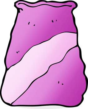 cartoon sack drawing png
