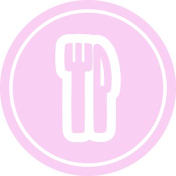 knife and fork circular icon symbol png
