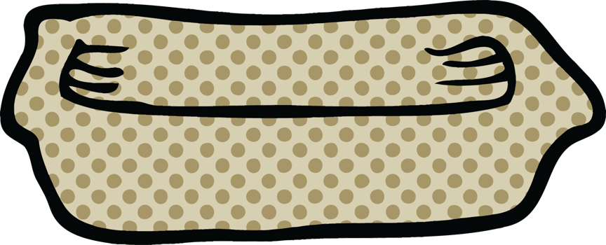 comic book style cartoon empty tray png