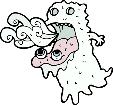 cartoon gross ghost png