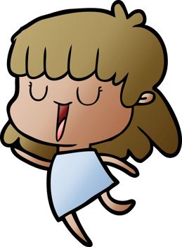 cartoon woman drawing png