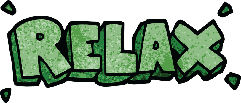 cartoon doodle relax symbol png