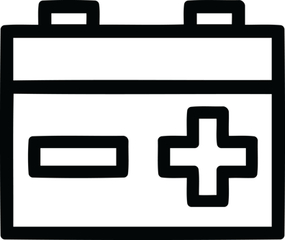 industrial battery icon symbol png