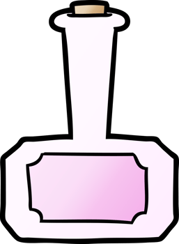 cartoon perfume bottle png