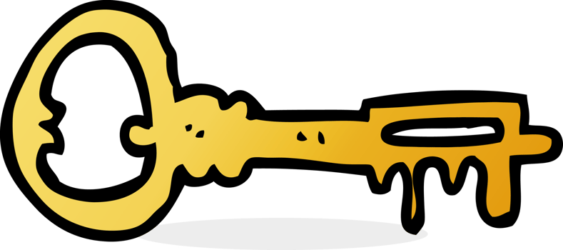 cartoon key drawing png