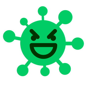 simple mean virus png