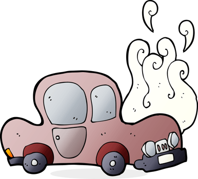 broken down car cartoon png