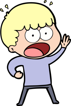 cartoon shocked man png