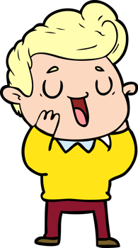 happy cartoon man png