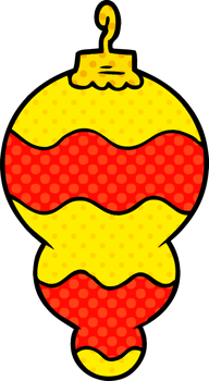 cartoon christmas decoration png