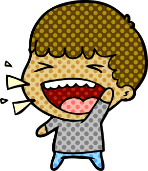 cartoon laughing man png