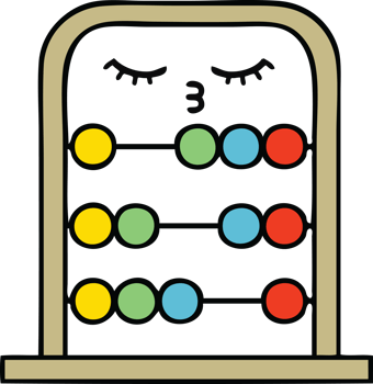 cute cartoon of a abacus png
